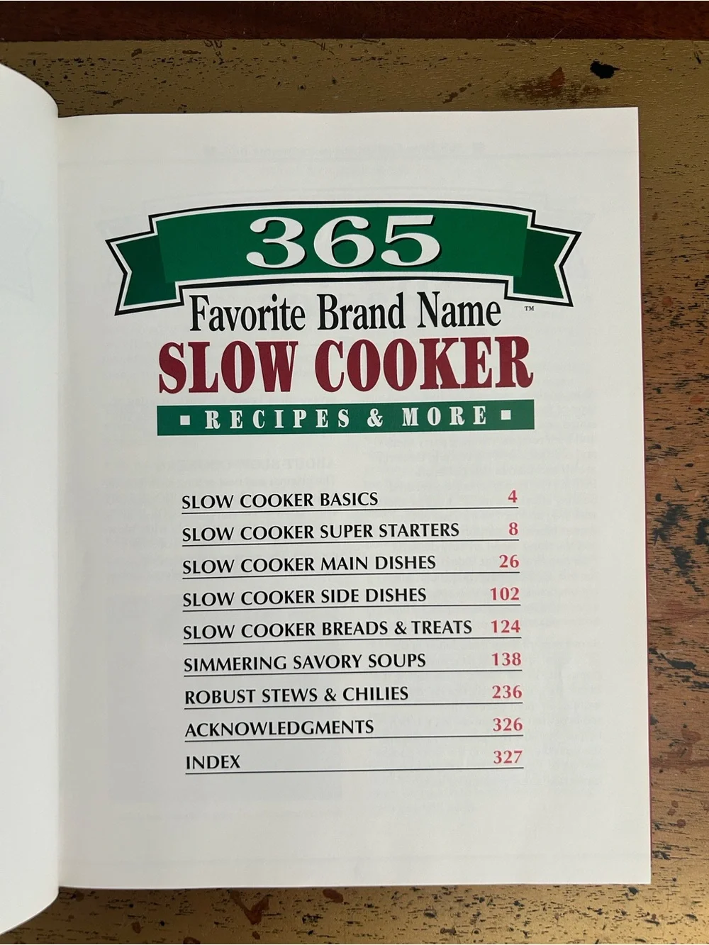 365 Favorite Brand Name Slow Cooker Recipes & More - Red Cover
